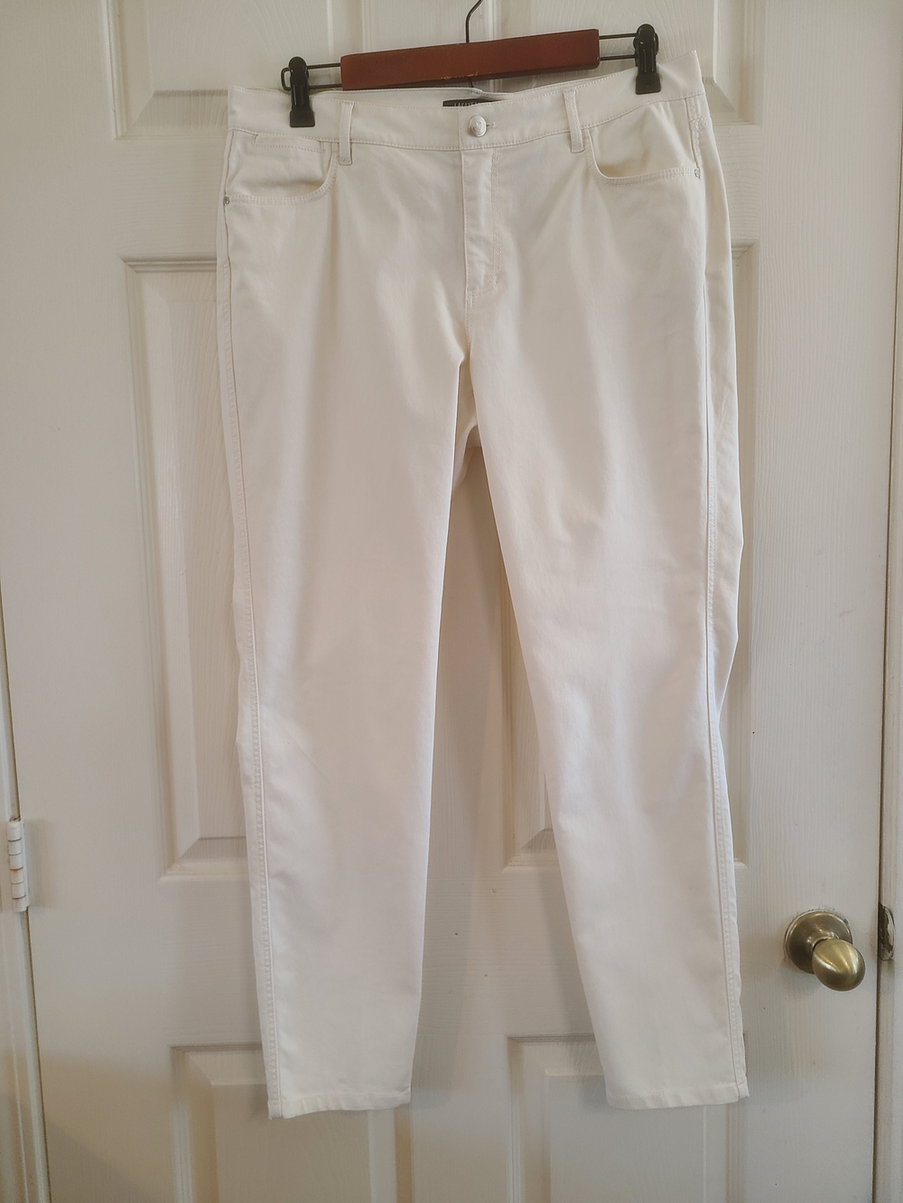 Lafayette 148 New York Off-White  Jeans Size 12